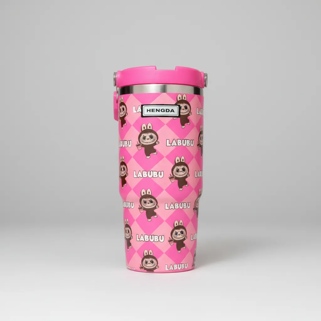 Labubu Vaso Termico Quencher 1.2 Litros Celeste Quenche