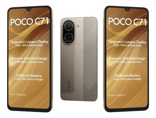 Xiaomi Poco C71 3gb Ram Y 64gb Rom Gold Dorado