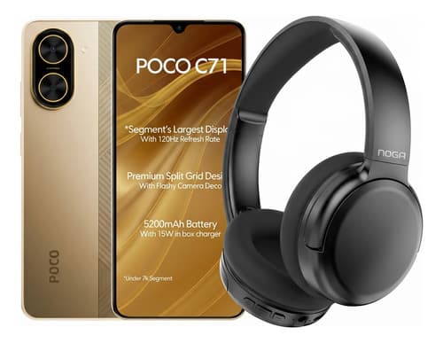 Xiaomi Poco C71 3 Gb Ram + Aurculares Noga De Regalo Dorado