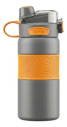 Vaso Termico Acero Inoxidable 600ml Negro Lisa